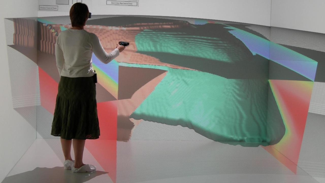 Magali Billen in virtual environment