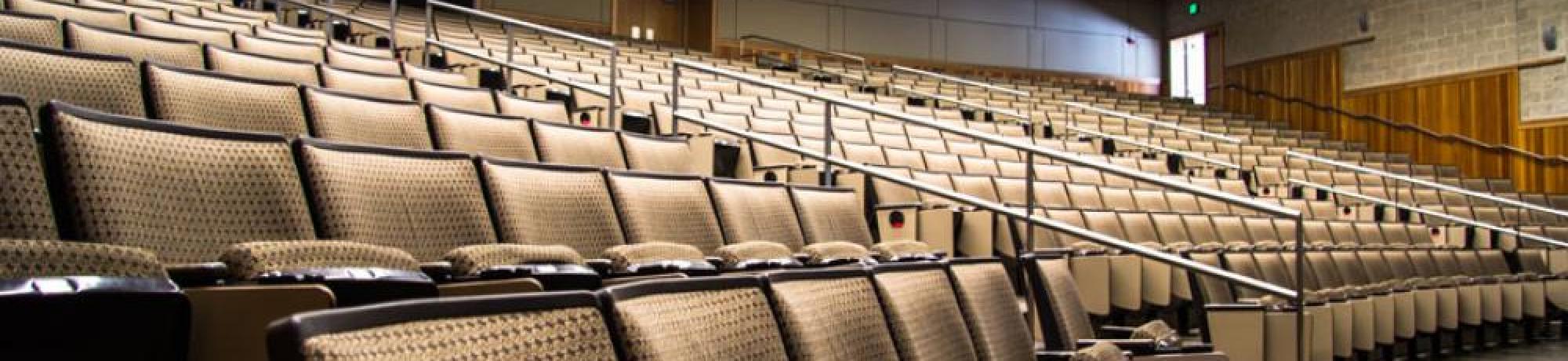 An empty lecture hall